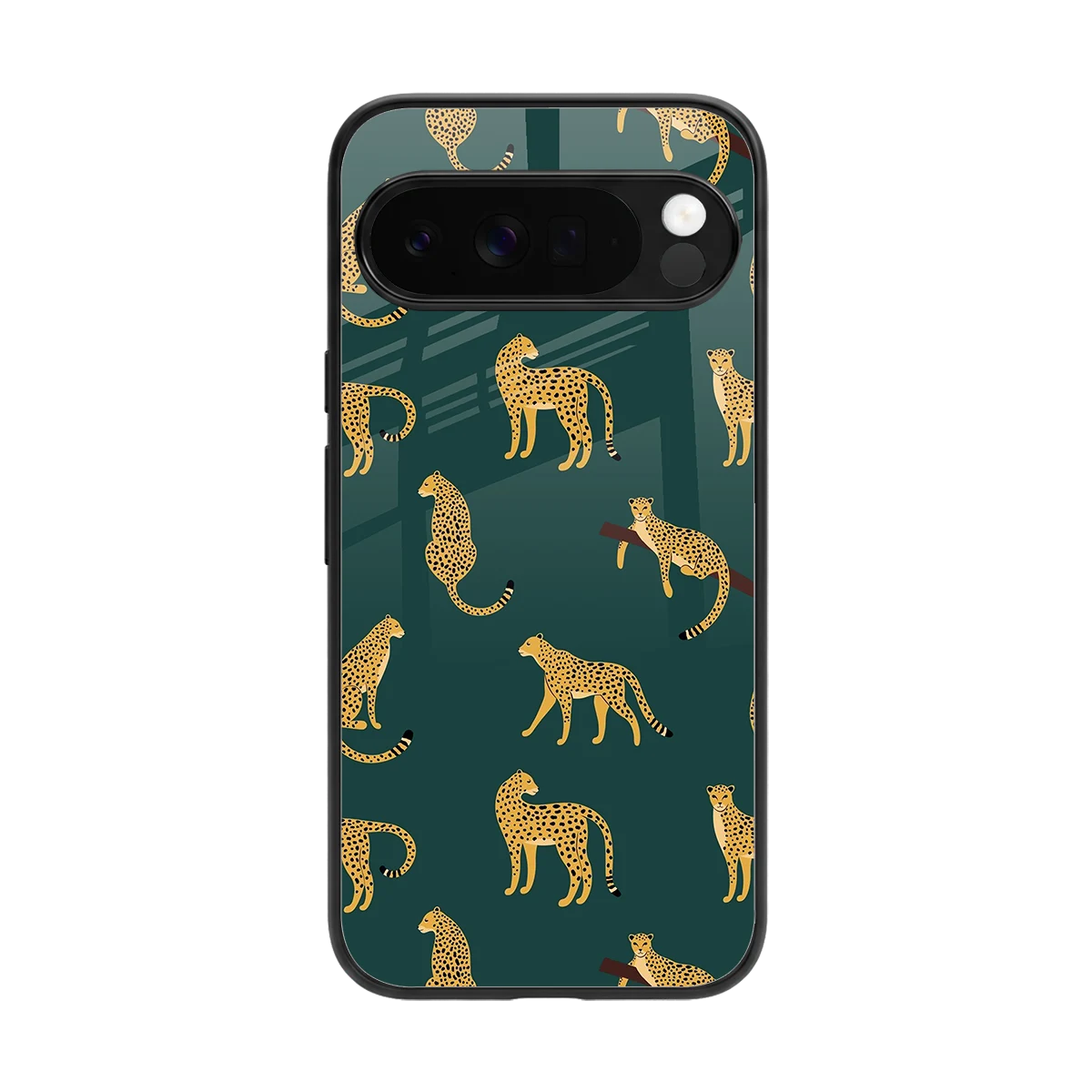 Fierce Spots back phone cover | glass case for google pixel 10 pro xl