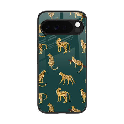 Fierce Spots back phone cover | glass case for google pixel 10 pro xl