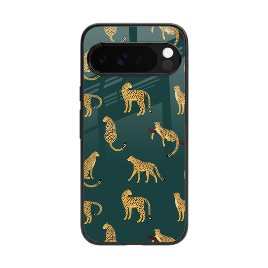 Fierce Spots back phone cover | glass case for google pixel 10 pro xl