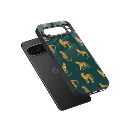 Fierce Spots sleek google pixel 10 pro xl cover with tempered glass back and TPU edges