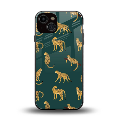 Fierce Spots back phone cover | glass case for iphone 13