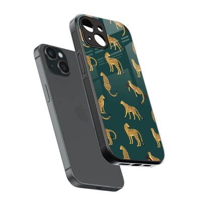 Fierce Spots sleek iphone 13 cover with tempered glass back and TPU edges