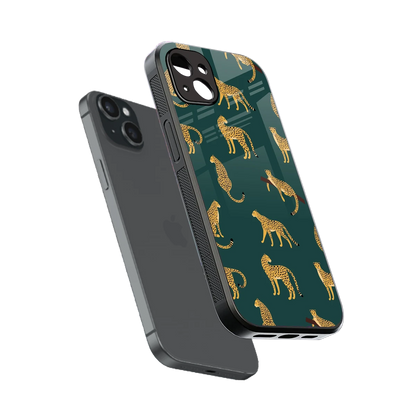 Fierce Spots sleek iphone 14 plus cover with tempered glass back and TPU edges