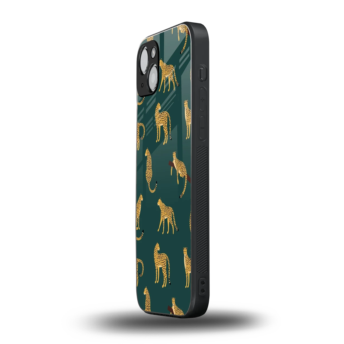Fierce Spots iphone 14 plus mobile cover | shockproof glass phone case