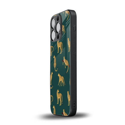 Fierce Spots iphone 15 pro mobile cover | shockproof glass phone case