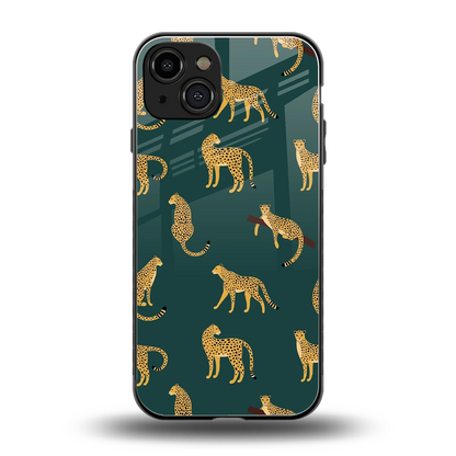 Fierce Spots back phone cover | glass case for iphone 15