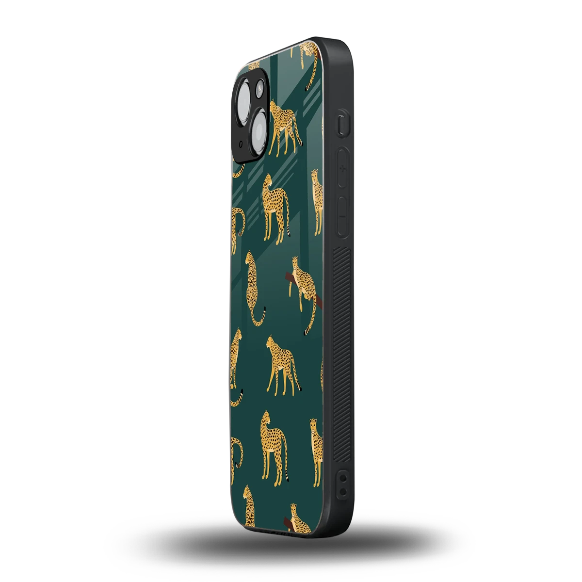 Fierce Spots iphone 15 mobile cover | shockproof glass phone case