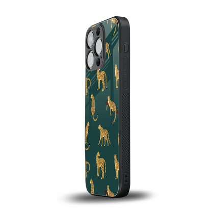 Fierce Spots iphone 16 pro mobile cover | shockproof glass phone case