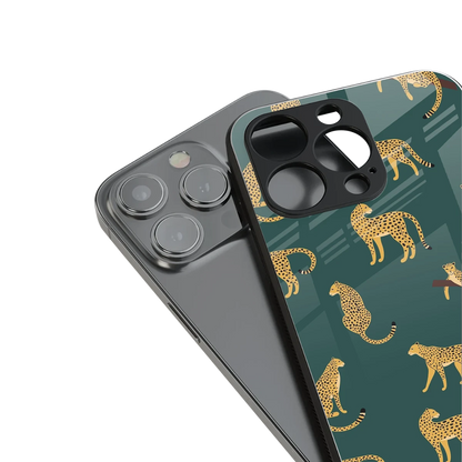 Fierce Spots stylish phone case for iphone 15 pro | glossy glass and slim fit