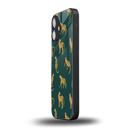 Fierce Spots iPhone 16 mobile cover | shockproof glass phone case