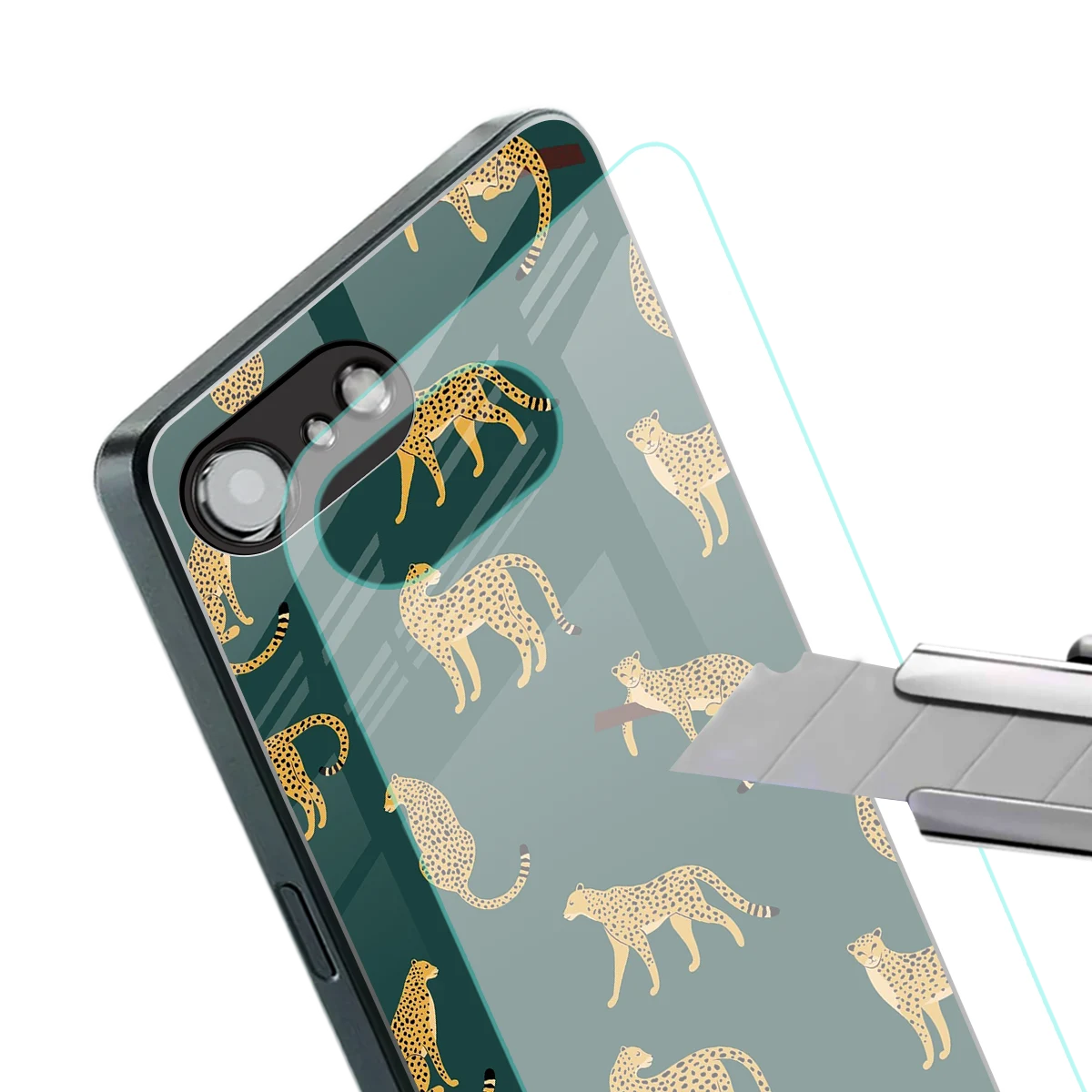Fierce Spots stylish phone case for iphone 17e | glossy glass and slim fit