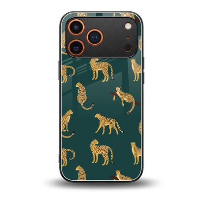 Fierce Spots back phone cover | glass case for iphone 17 pro