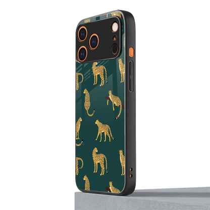 Fierce Spots iphone 17 pro mobile cover | shockproof glass phone case