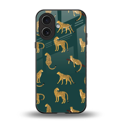 Fierce Spots back phone cover | glass case for iphone 17