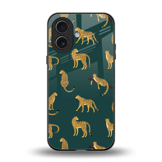 Fierce Spots back phone cover | glass case for iphone 17