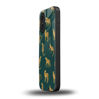 Fierce Spots iphone 17 mobile cover | shockproof glass phone case
