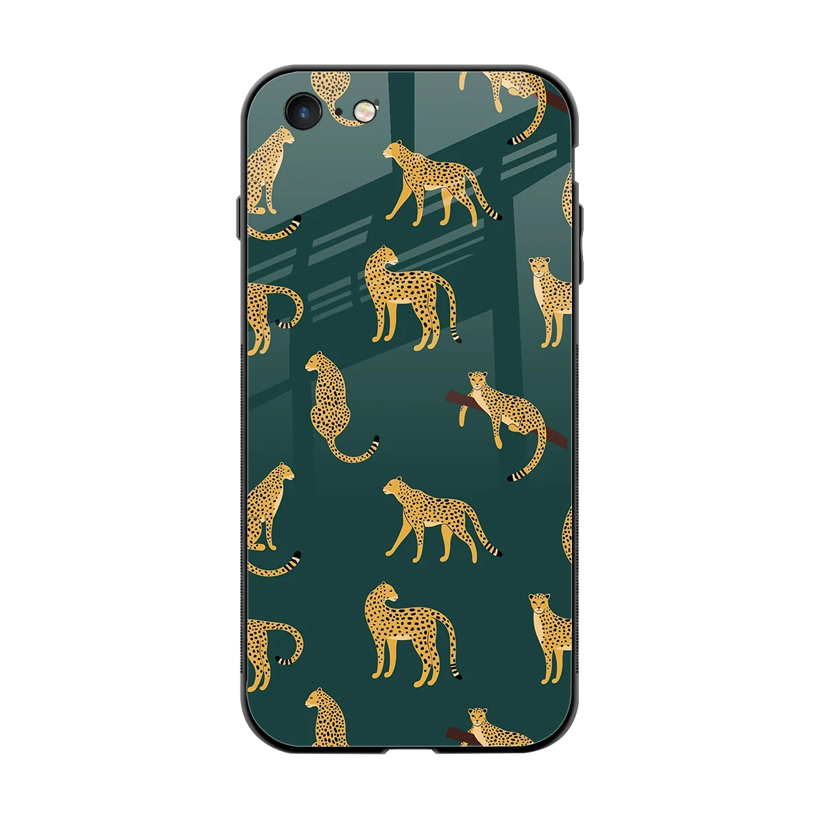 Fierce Spots back phone cover | glass case for iphone 6