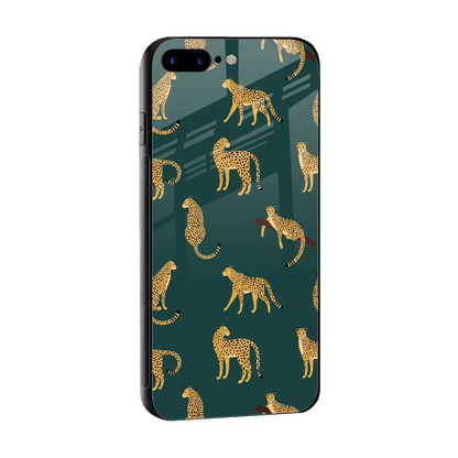 Fierce Spots sleek iphone 7 plus cover with tempered glass back and TPU edges