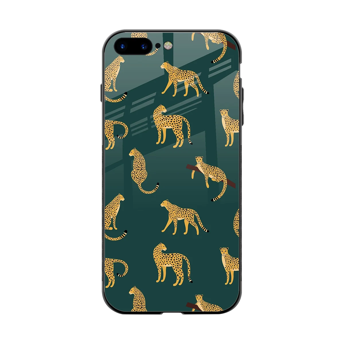 Fierce Spots back phone cover | glass case for iphone 8 plus