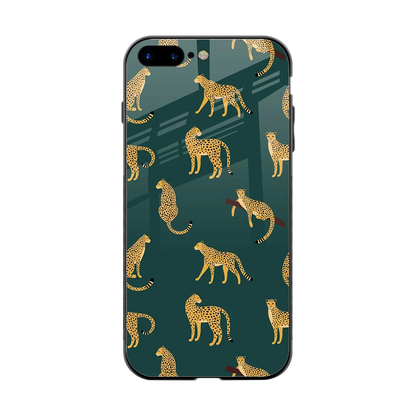 Fierce Spots back phone cover | glass case for iphone 8 plus