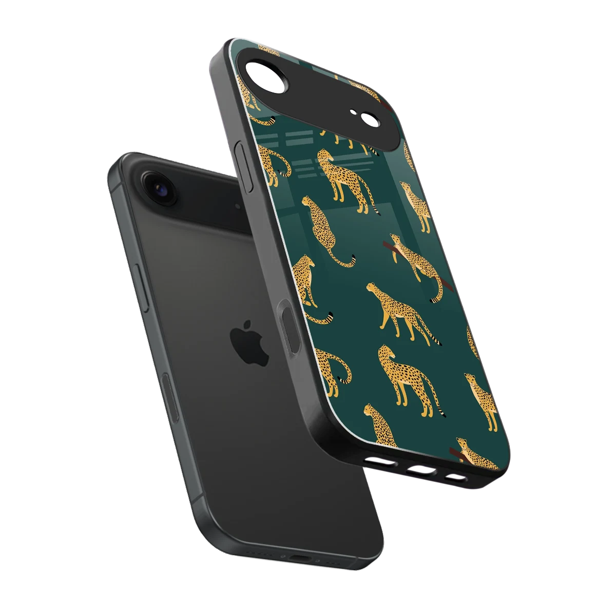 Fierce Spots sleek iphone air cover with tempered glass back and TPU edges