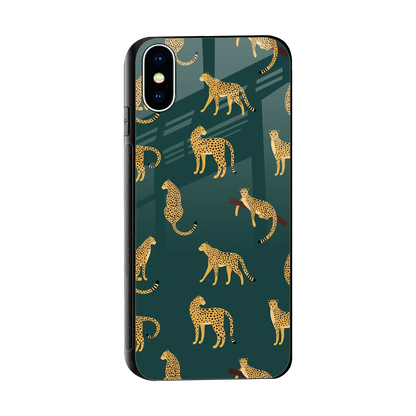 Fierce Spots sleek iphone x cover with tempered glass back and TPU edges