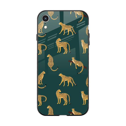 Fierce Spots back phone cover | glass case for iphone xr