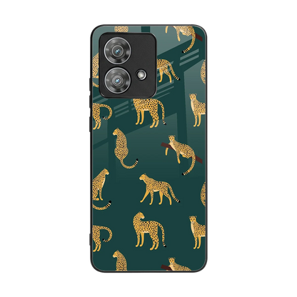 Fierce Spots back phone cover | glass case for motorola edge 40 neo 5g