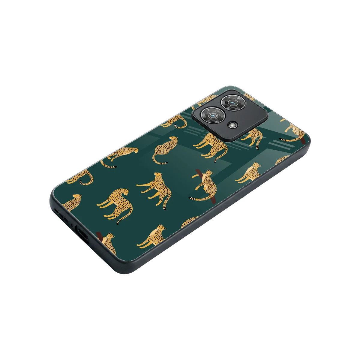 Fierce Spots stylish phone case for motorola edge 40 neo 5g | glossy glass and slim fit