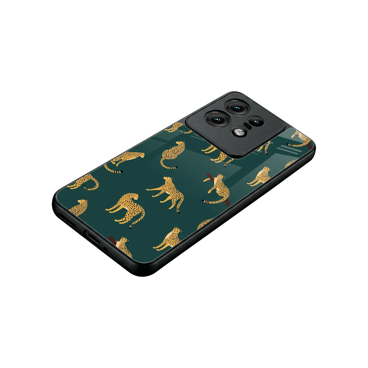Fierce Spots stylish phone case for motorola edge 50 pro | glossy glass and slim fit