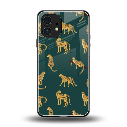 Fierce Spots back phone cover | glass case for nothing phone 1