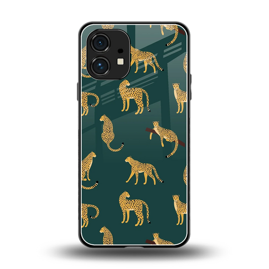Fierce Spots back phone cover | glass case for nothing phone 1