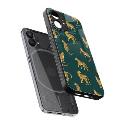 Fierce Spots sleek nothing phone 1 cover with tempered glass back and TPU edges