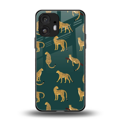 Fierce Spots back phone cover | glass case for nothing phone 2