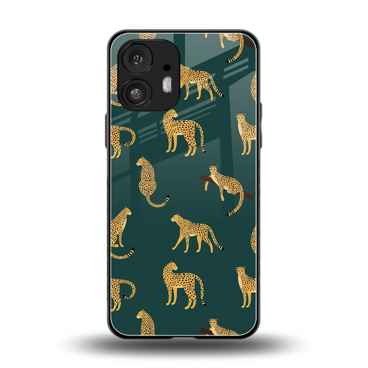 Fierce Spots back phone cover | glass case for nothing phone 2