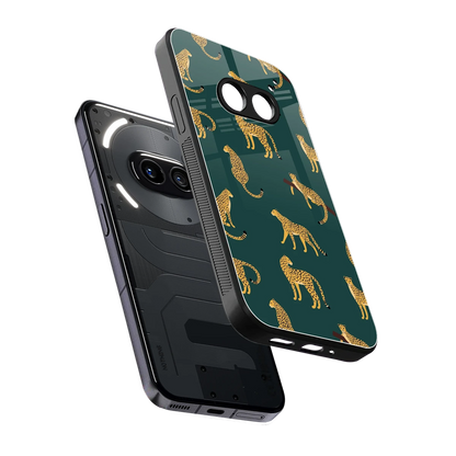 Fierce Spots sleek nothing phone 2a cover with tempered glass back and TPU edges