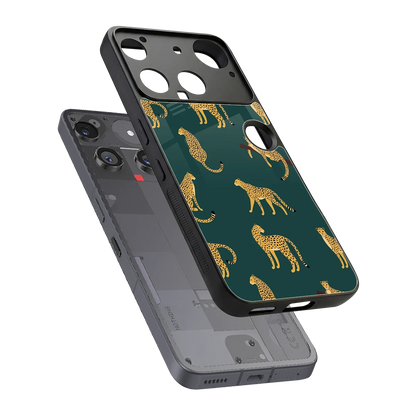 Fierce Spots sleek nothing phone 3 cover with tempered glass back and TPU edges
