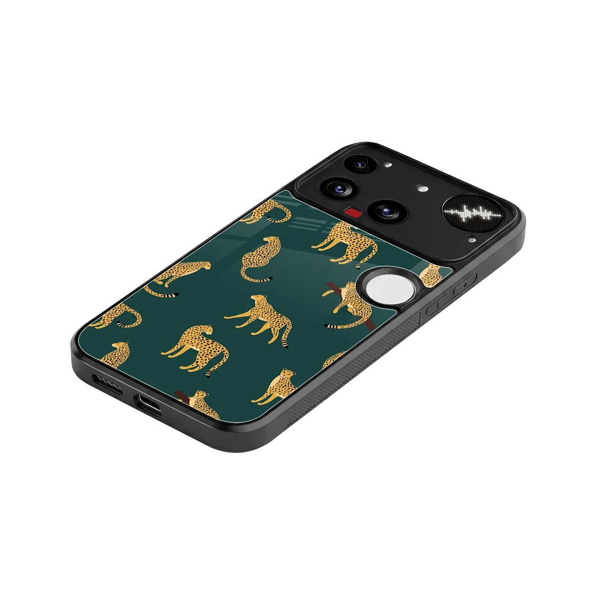 Fierce Spots stylish phone case for nothing phone 3 | glossy glass and slim fit