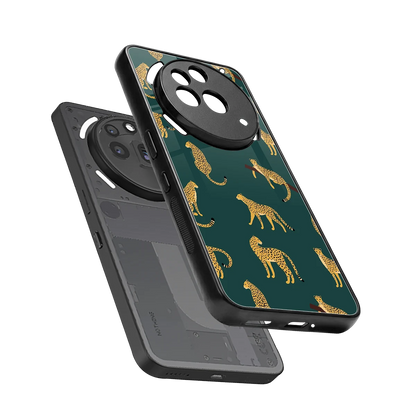 Fierce Spots sleek nothing phone 3a pro cover with tempered glass back and TPU edges