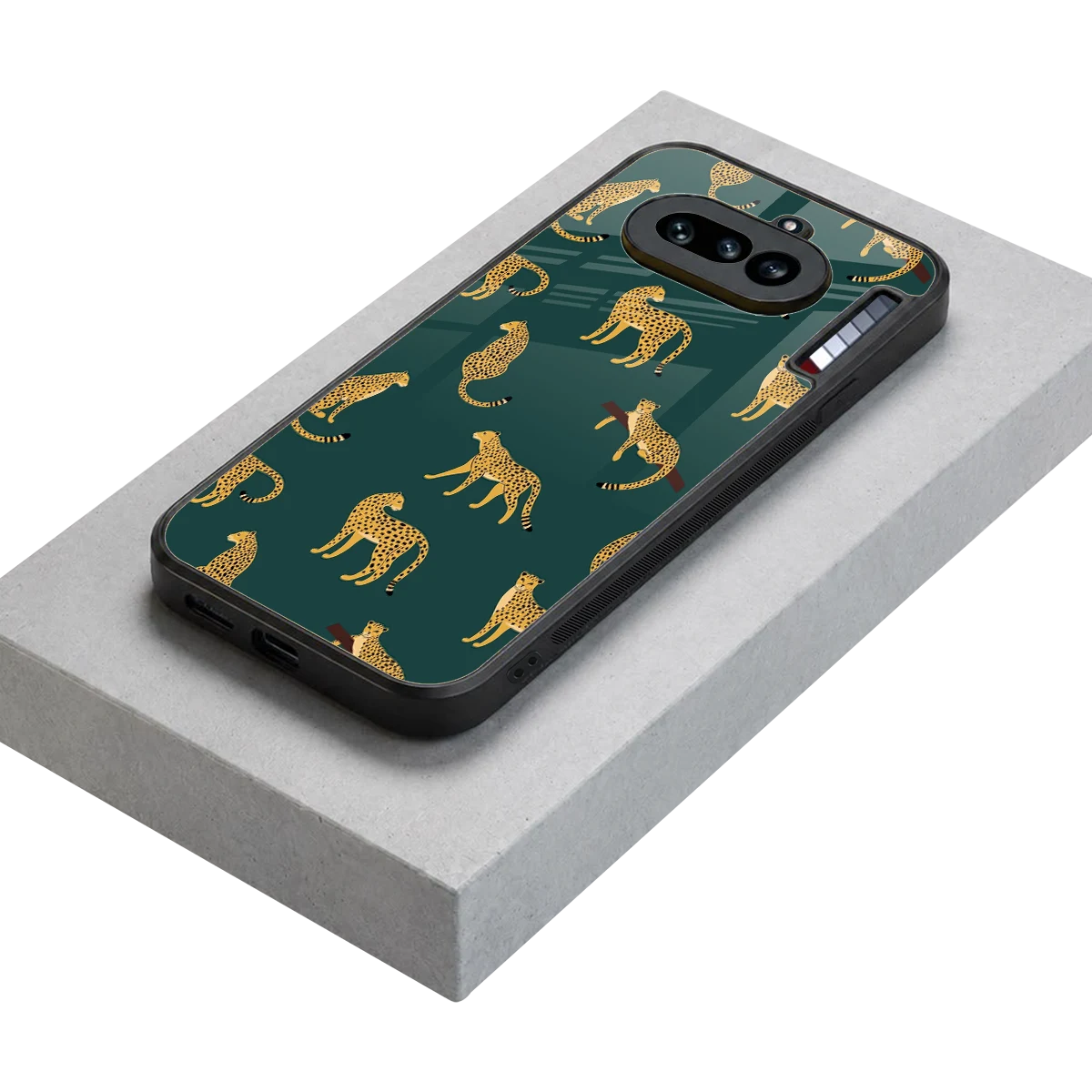 Fierce Spots stylish phone case for nothing phone 4a | glossy glass and slim fit