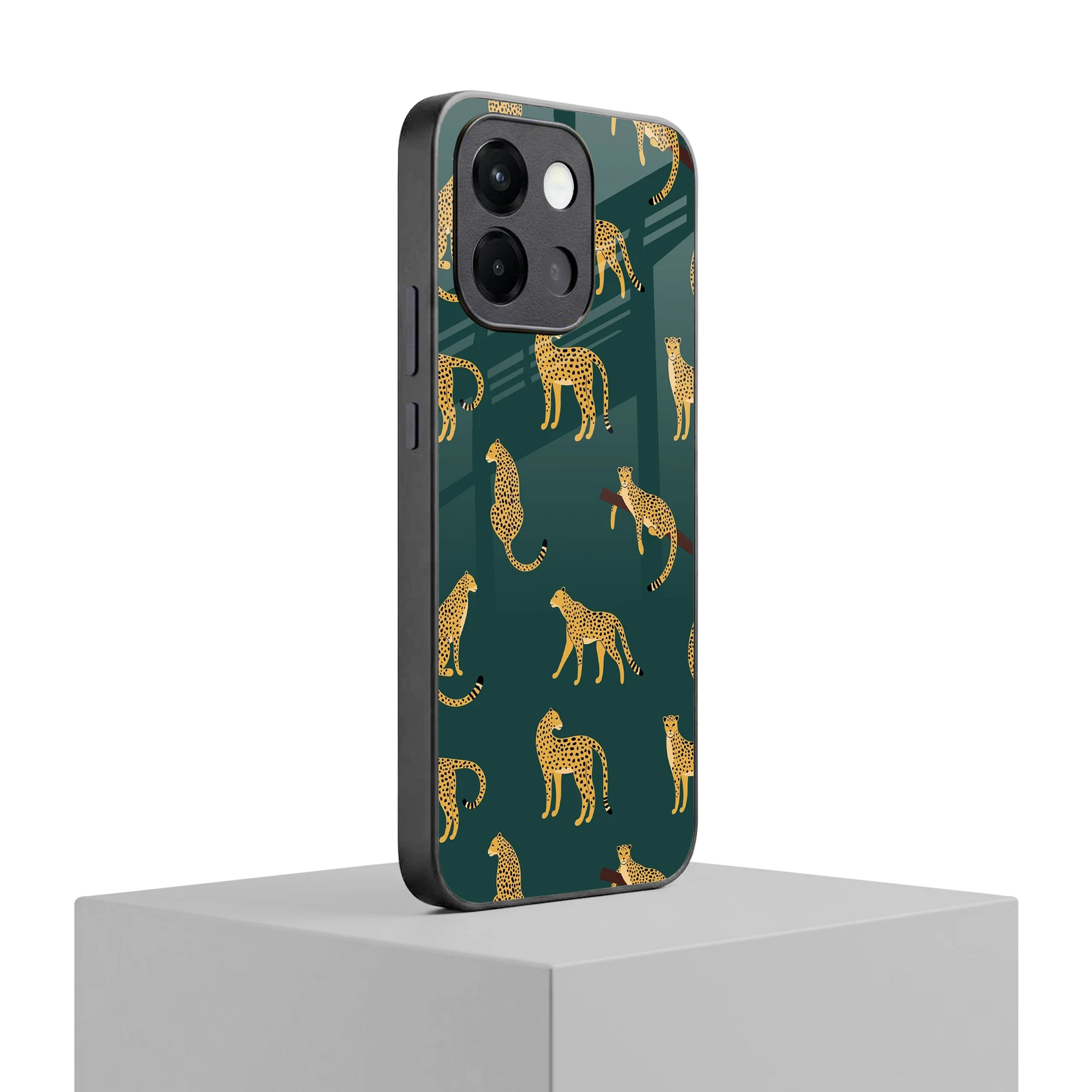 Fierce Spots oneplus 13s mobile cover | shockproof glass phone case