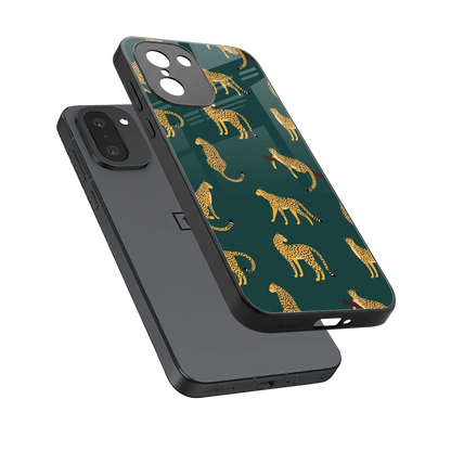 Fierce Spots sleek oneplus 15r cover with tempered glass back and TPU edges