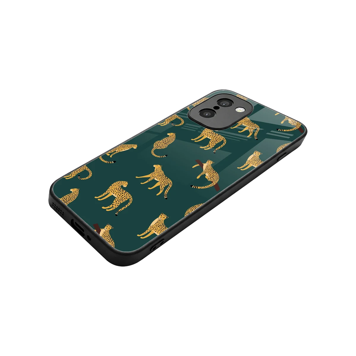 Fierce Spots stylish phone case for oneplus 15r | glossy glass and slim fit
