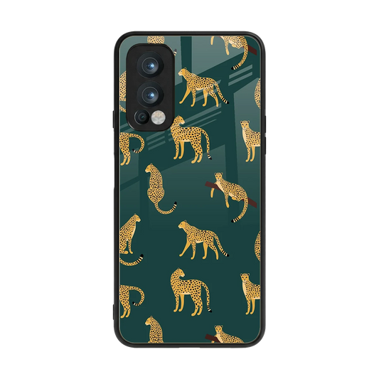 Fierce Spots back phone cover | glass case for oneplus nord 2