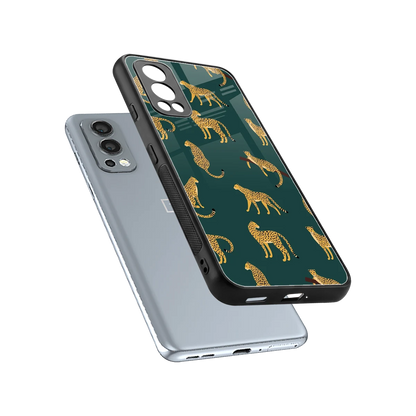 Fierce Spots sleek oneplus nord 2 cover with tempered glass back and TPU edges
