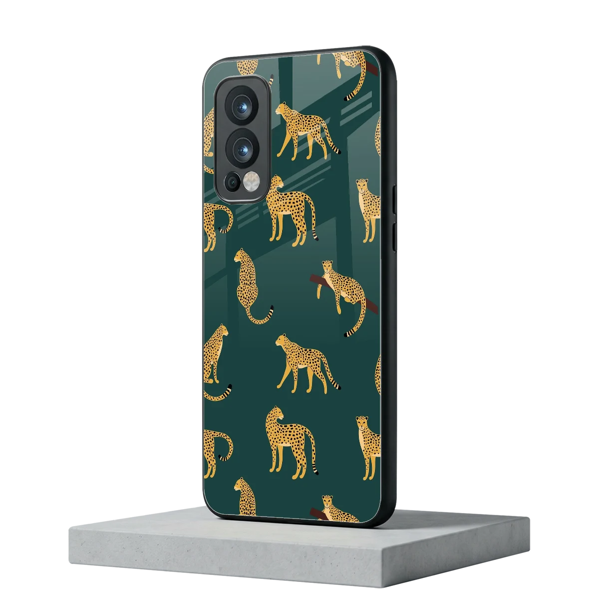 Fierce Spots oneplus nord 2 mobile cover | shockproof glass phone case