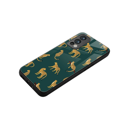 Fierce Spots stylish phone case for oneplus nord 2 | glossy glass and slim fit