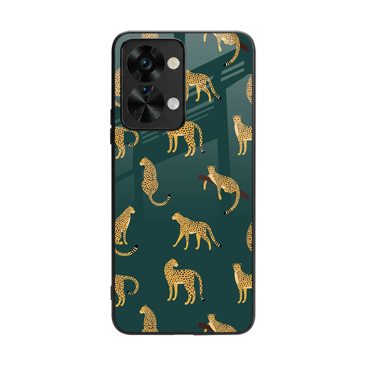 Fierce Spots back phone cover | glass case for oneplus nord 2t