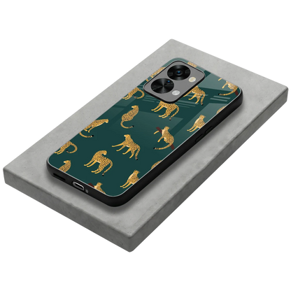 Fierce Spots stylish phone case for oneplus nord 2t | glossy glass and slim fit