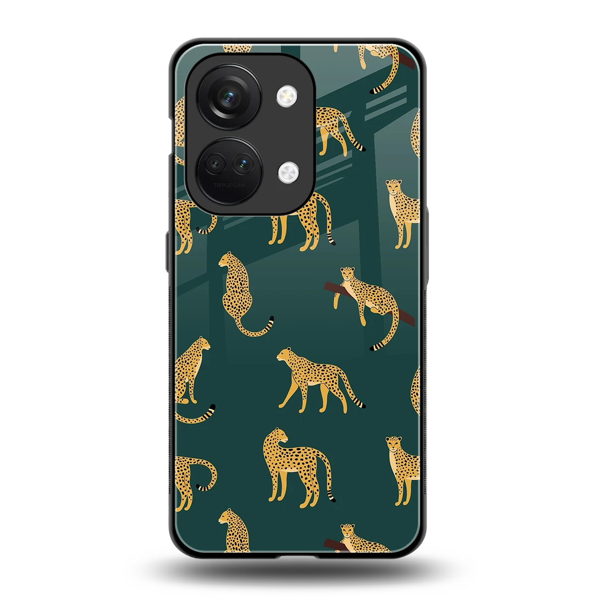 Fierce Spots back phone cover | glass case for oneplus nord 3